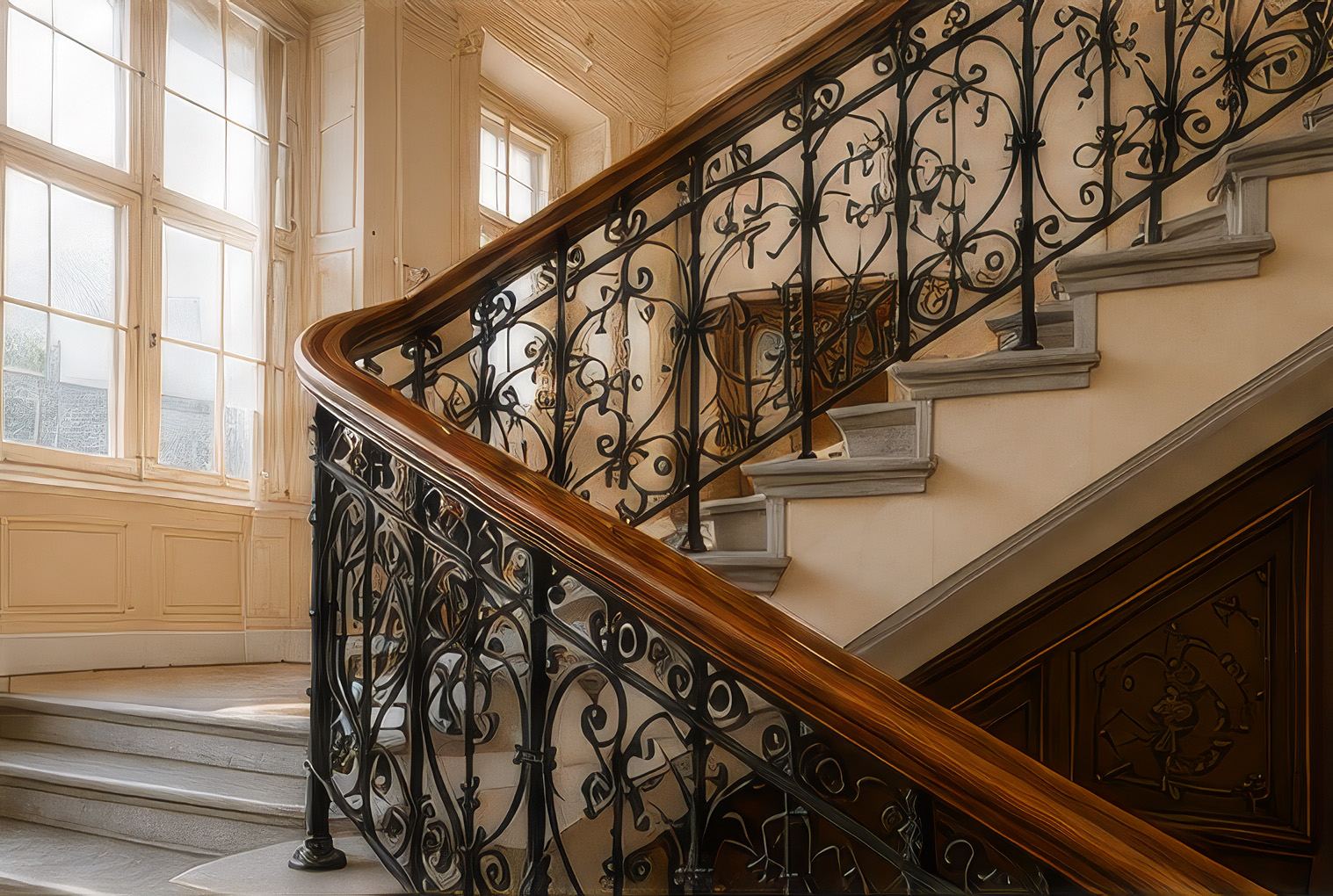 Detail architektonických prvkov interiéru